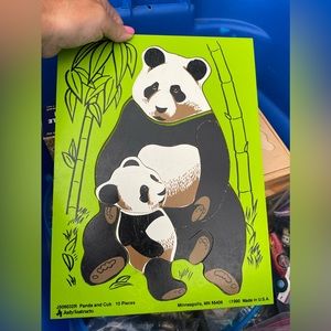 Kids wooden puzzles - set of 2. Judy Instructo 1990. Gently used.